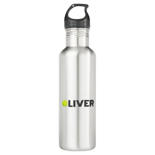 Oliver Tennis Edelstahlflasche (Vorderseite)