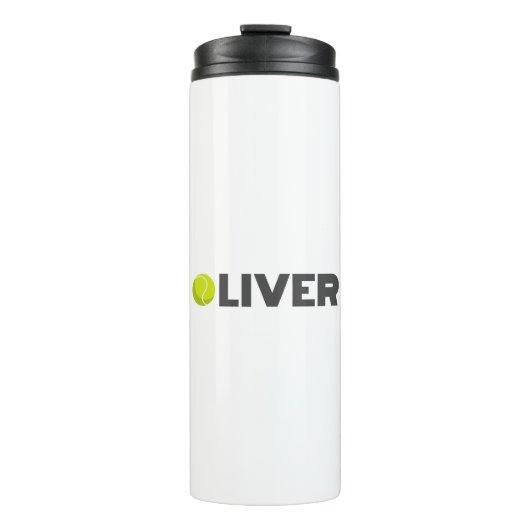 Oliver Tennis Thermosbecher (Vorderseite)