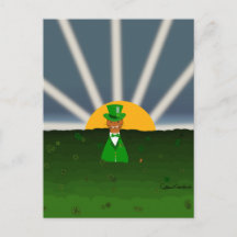 Oliver The Otter and Field of Kleeblatts Throw Pil