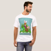 Oliver The Otter and the Great Easter Egg Hunt T-Shirt (Vorne ganz)