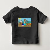 Oliver The Otter Beach Vacation Kleinkind T-shirt (Rückseite)