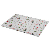 Oliver The Otter Christmas Random Pattern Schneidebrett (Ecke)