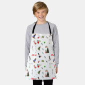 Oliver The Otter Christmas Random Pattern Schürze (Getragen)