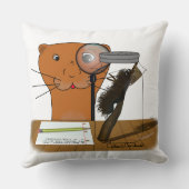 Oliver The Otter - Die Raupe Kissen (Rückseite)