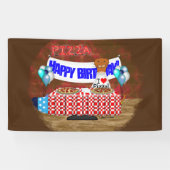 Oliver The Otter is 6 Years Old! Happy Birthday Banner (Horizontal)