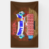 Oliver The Otter is 6 Years Old! Happy Birthday Banner (Vertikal)