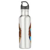 Oliver The Otter is 6 Years Old! Happy Birthday Edelstahlflasche (Rückseite)