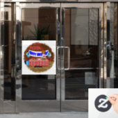 Oliver The Otter is 6 Years Old! Happy Birthday Fensteraufkleber (Büro Tür)