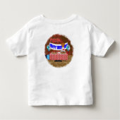 Oliver The Otter is 6 Years Old! Happy Birthday Kleinkind T-shirt (Rückseite)