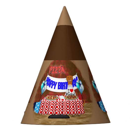 Oliver The Otter is 6 Years Old! Happy Birthday Partyhütchen (Vorderseite)