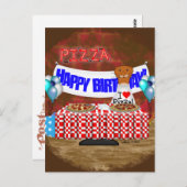 Oliver The Otter is 6 Years Old! Happy Birthday Postkarte (Vorne/Hinten)