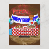 Oliver The Otter is 6 Years Old! Happy Birthday Postkarte (Vorderseite)