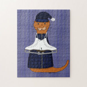 Oliver The Otter Skate Jigsaw Puzzle