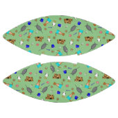 Oliver The Otter Summer Beach Vacation Pattern Football (Paneele)