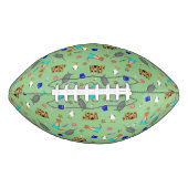 Oliver The Otter Summer Beach Vacation Pattern Football (Vorderseite)