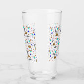 Oliver The Otter Summer Beach Vacation Pattern Glas (Links)