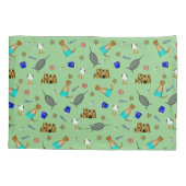Oliver The Otter Summer Beach Vacation Pattern Kissenbezug (Rückseite)