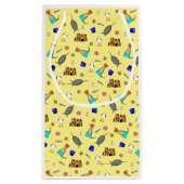 Oliver The Otter Summer Beach Vacation Pattern Kleine Geschenktüte (Rückseite)