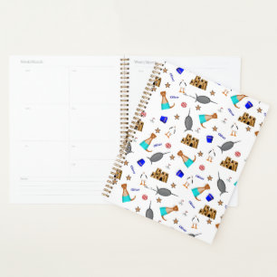 Oliver The Otter Summer Beach Vacation Pattern Planer