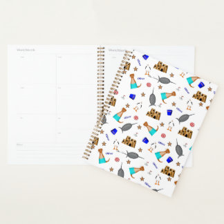 Oliver The Otter Summer Beach Vacation Pattern Planer