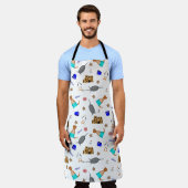 Oliver The Otter Summer Beach Vacation Pattern Schürze (Getragen)
