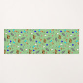 Oliver The Otter Summer Beach Vacation Pattern Yogamatte (Vorderseite (Horizontal))