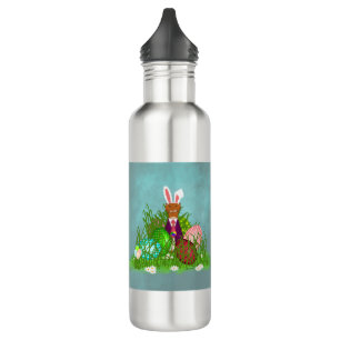 Oliver The Otter und der Großeier Edelstahlflasche