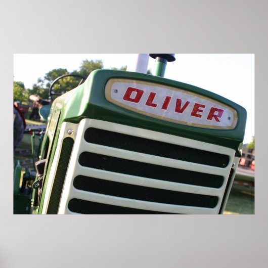 Oliver tractor decal poster (Vorne)