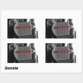 Oliver Tractor Rechteckiger Aufkleber (Blatt)