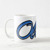 Oliver Vorname Name blue Tasse Kaffeetasse (Links)