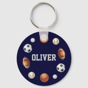 Oliver World of Sports Key Chain - Blue Schlüsselanhänger