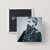 OliverOtis Howard (b/w Foto) Button (Vorne & Hinten)