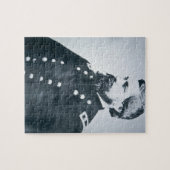 OliverOtis Howard (b/w Foto) Puzzle (Horizontal)