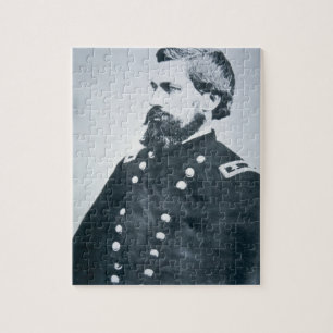 OliverOtis Howard (b/w Foto) Puzzle