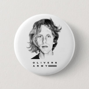 Olivers Armee-Gesichts-Abziehbild-Abzeichen Button