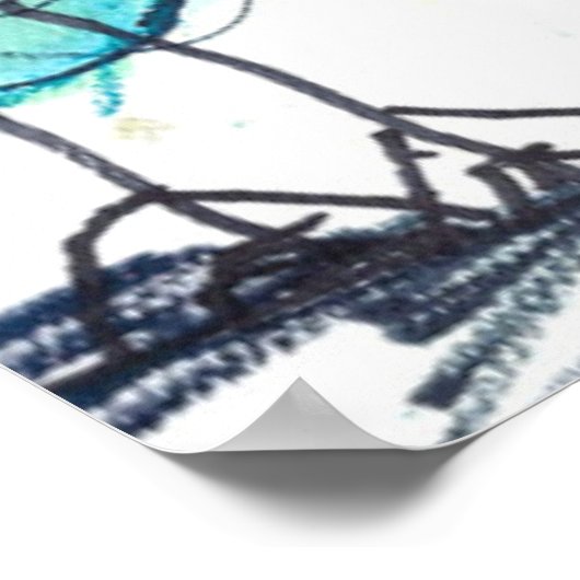 Oliver's Birds Poster (Ecke)