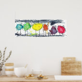 Oliver's Birds Poster (Küche)