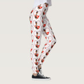 Olivers Valentinstag mit Herz-Hintergrund-Leg Leggings (Rechts)
