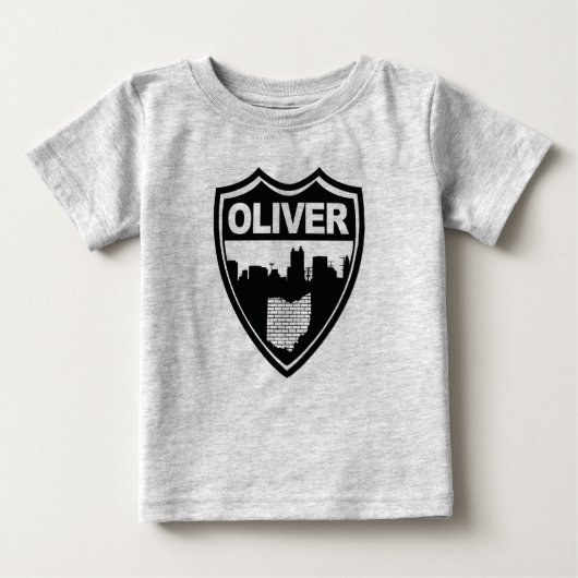 Oliverskyline-T-Shirt Baby T-shirt (Vorderseite)