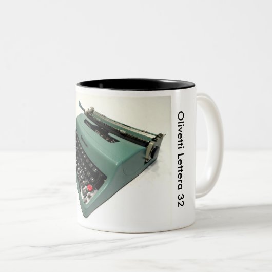 Olivetti Lettera 32 Zweifarbige Tasse (VorderseiteRechts)