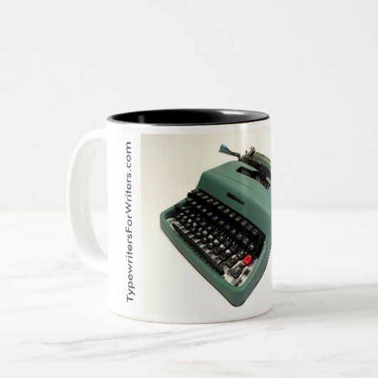 Olivetti Lettera 32 Zweifarbige Tasse (Vorderseite Links)