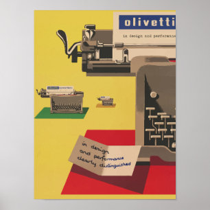 Olivetti Vintage Poster