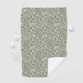 Olivgrau gefleckter Leopard  Golfhandtuch (Insitu)