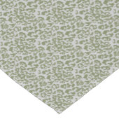 Olivgrau gefleckter Leopard  Kurzer Tischläufer (Ecke)