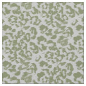 Olivgrau gefleckter Leopard Stoff (Nahaufnahme)