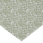 Olivgrau gefleckter Leopard Tischdecke (Schrägansicht)