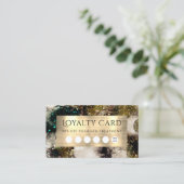 Olivgrün-Aquarellkarte Visitenkarte (Stehend Vorderseite)