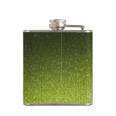 Olivgrün Behaltend Ruhe Ihren Text haben Flachmann (Rückseite)