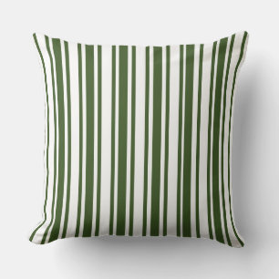 Olivgrün/braun Toffee Multi Stripe Pillow Kissen