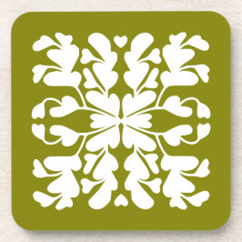 Olivgrün Deko Getränkeuntersetzer